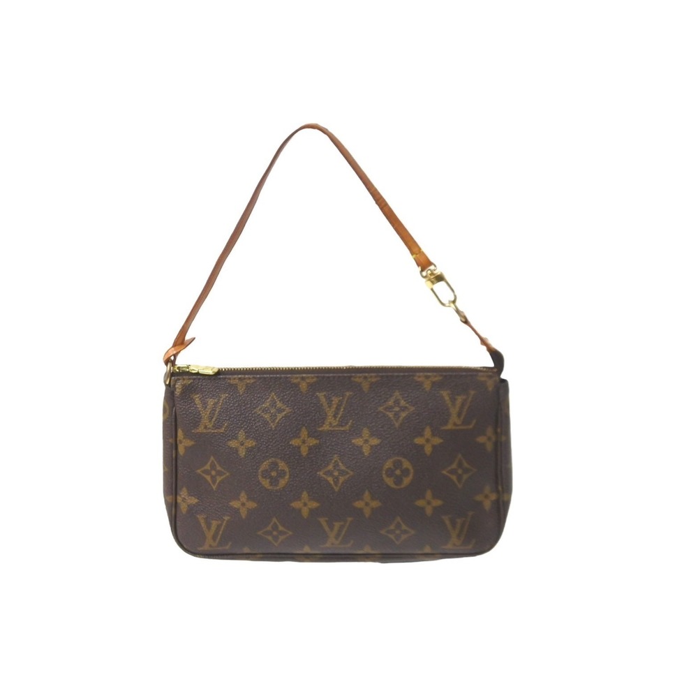 Louis Vuitton Pochette Monogram Accessoires Pouch Brown Accessory - Picture 2 of 9